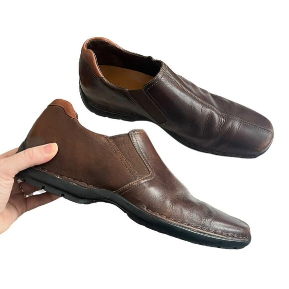Cole Haan Zeno Mens 13 M Driving Shoes Loafers Slip-On C07486 Brown Leather - Picture 2 of 7